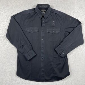 5.11 Tactical Shirt Mens 16-16.5 Black Twill PDU Class A Security Uniform Rugged